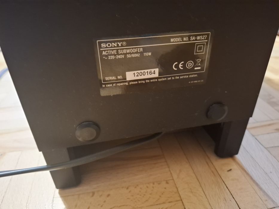 Kino domowe Sony Blue Ray Disc