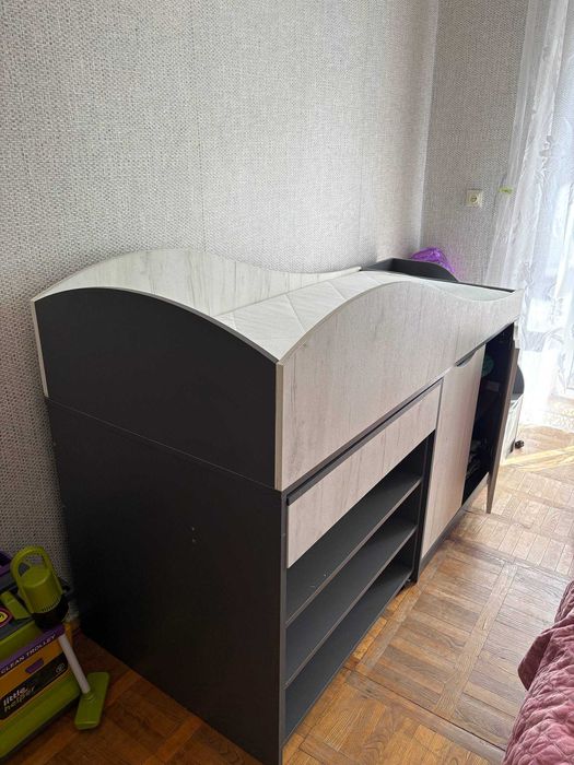 Ліжко дитяче гірка