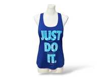 Koszulka Nike "Just Do It" – niebieska, damska, tank top