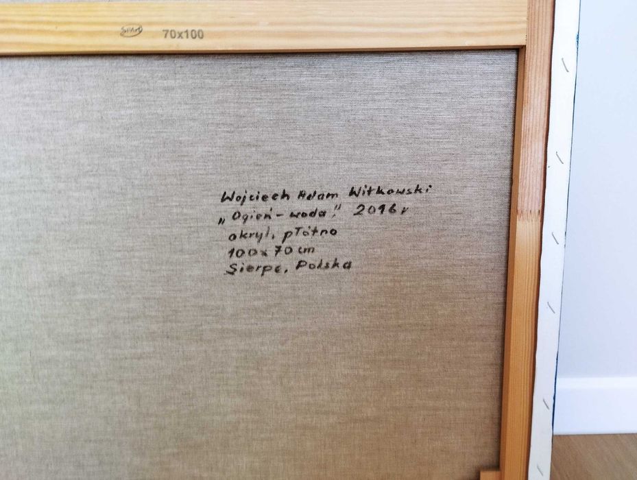 Wojciech Adam Witkowski (ur. 1971), Ogień i Woda, 2016