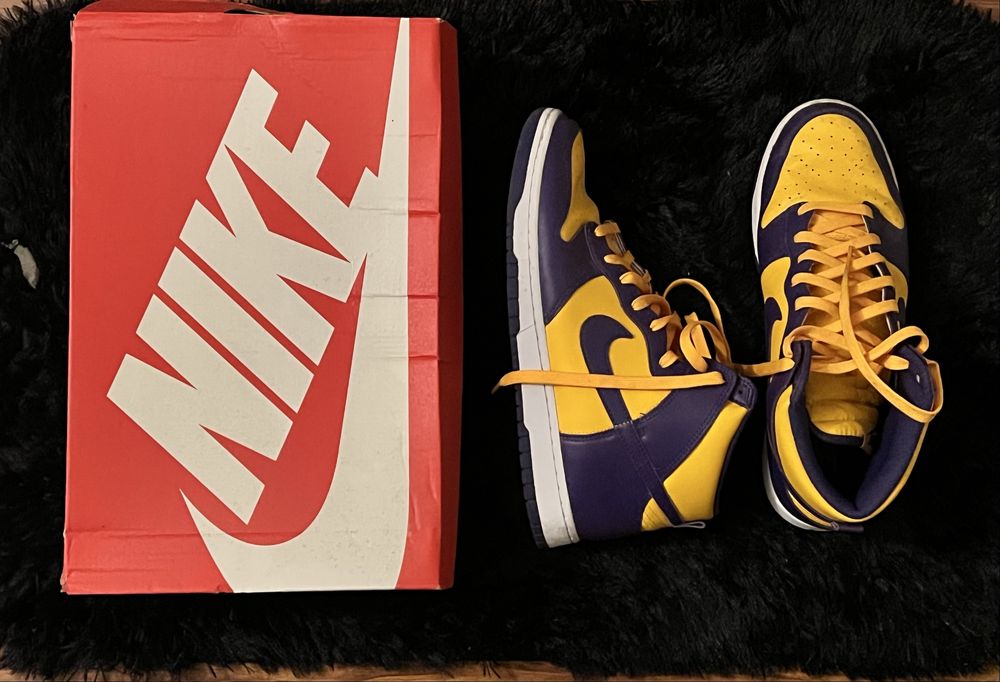 Nike Dunk High Retro "Lakers" sneakers