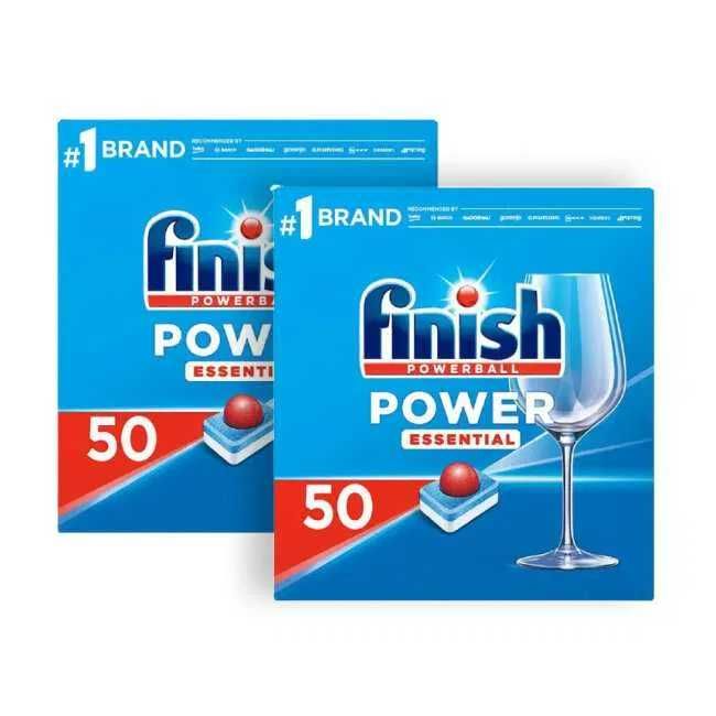 Zestaw 2 x Finish Powerball Essential,tabletki do zmywarki, 50 sztukx2