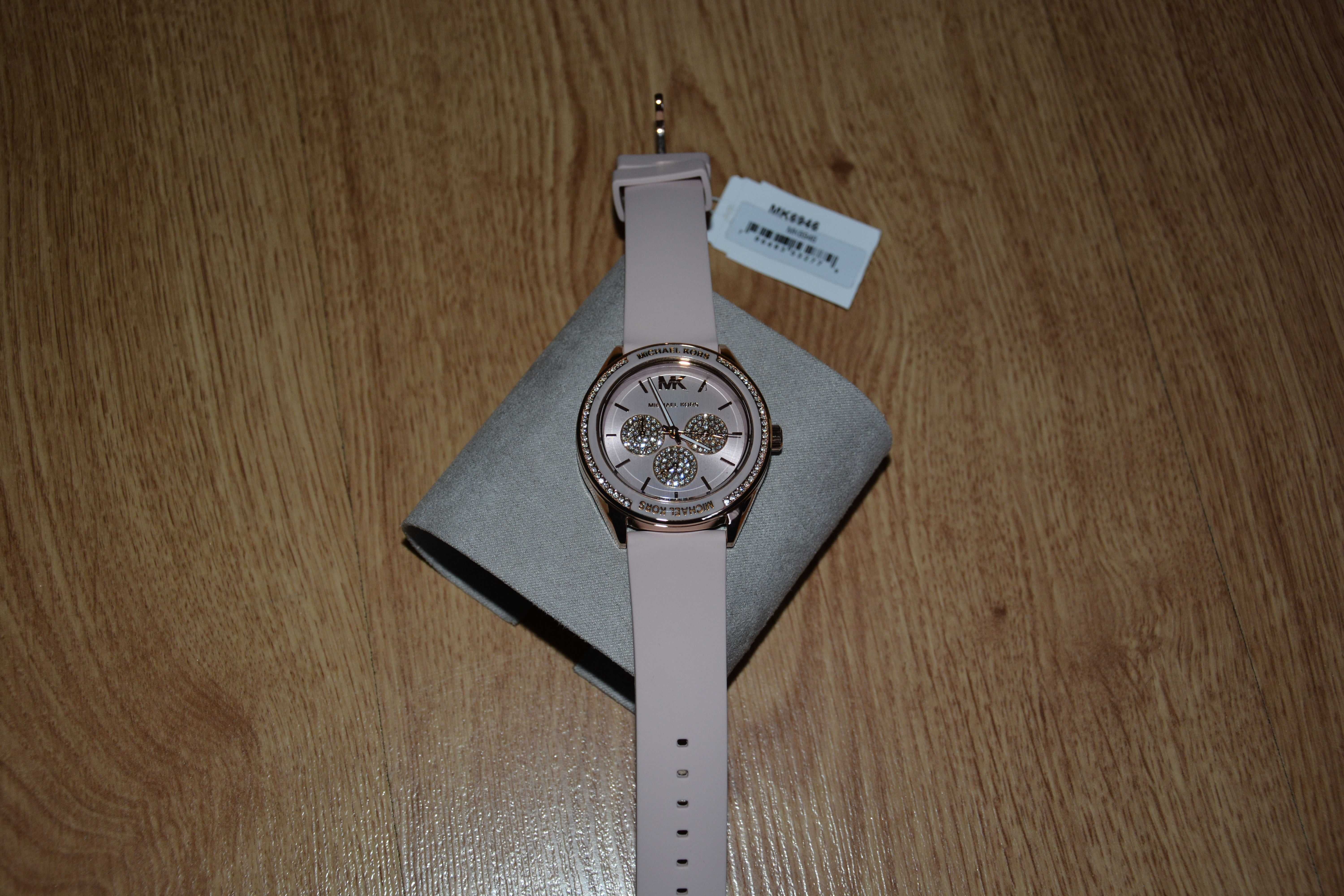 Nowy zegarek Michael Kors Oversized Sport MK6946 różowe złoto