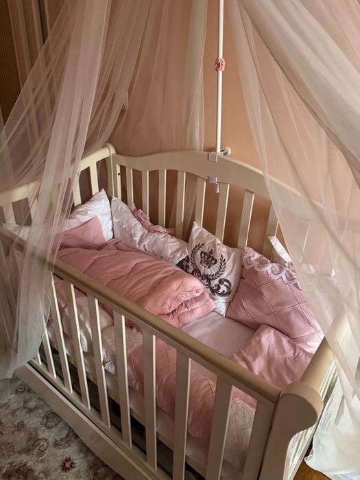 Ліжко для дівчинки, Дитяче ліжко Балдахін в подарунок
