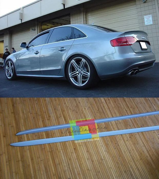 AUDI A4 B8 S4 RS4 S LINE LISTWY PROGOWE 2 SZTUKI PODKŁAD