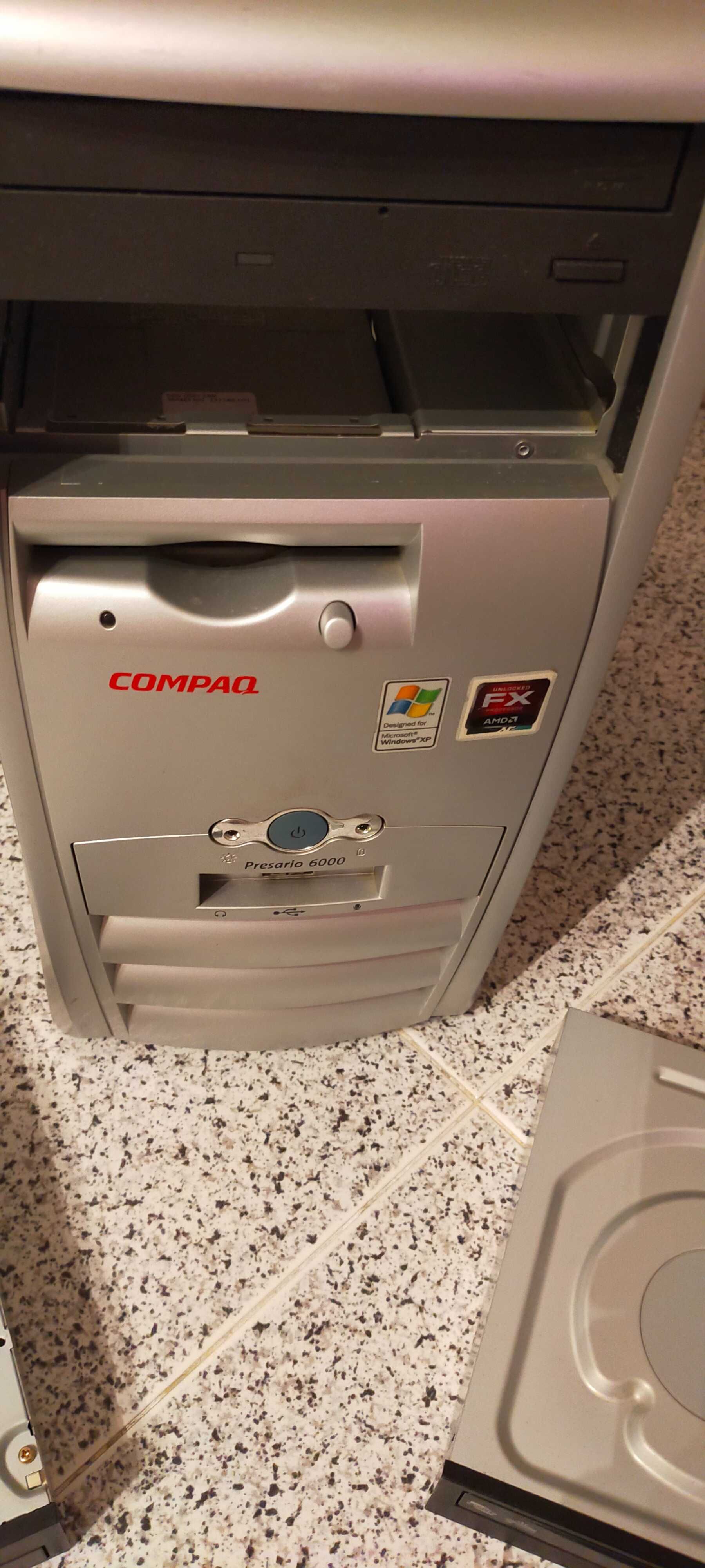 Torre Caixa de Computador Presario 6000, Leitor de CDs e DVDs