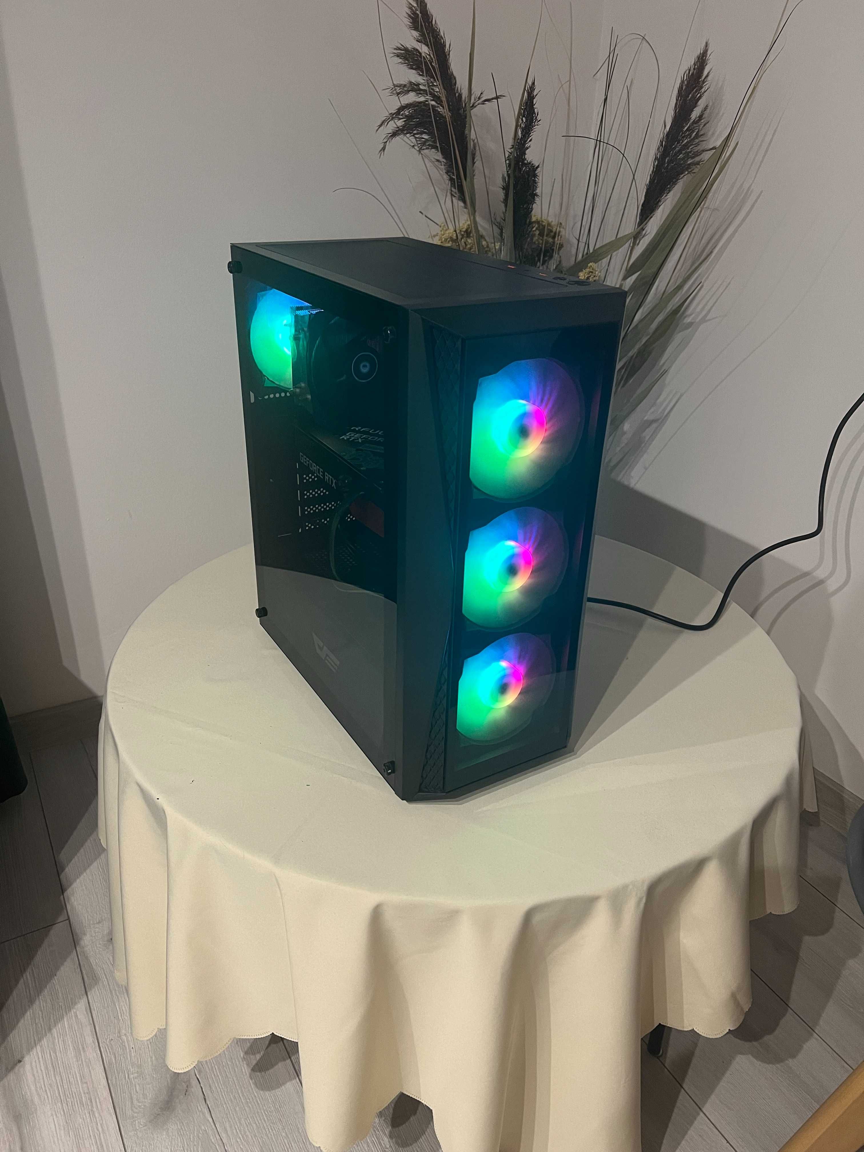 Komputer do gier RTX 3060 Ti, Ryzen 7 2700x, 1TB SSD 32GB RAM Windows