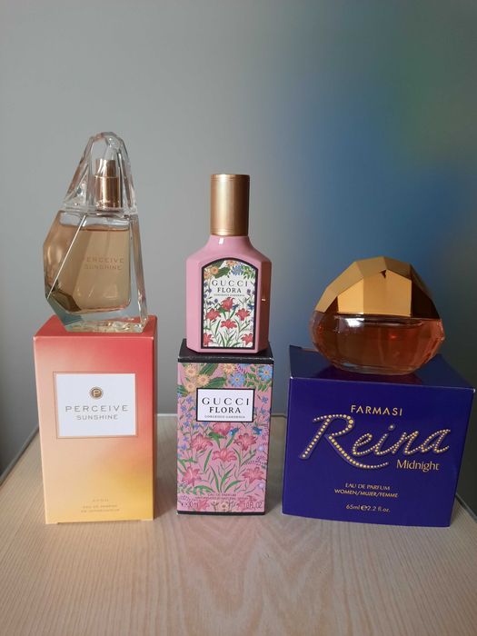 Oriflame, Hugo Boss, Arno Sorel, Avon, Gucci, Bi-Es, Lattafa, Farmasi