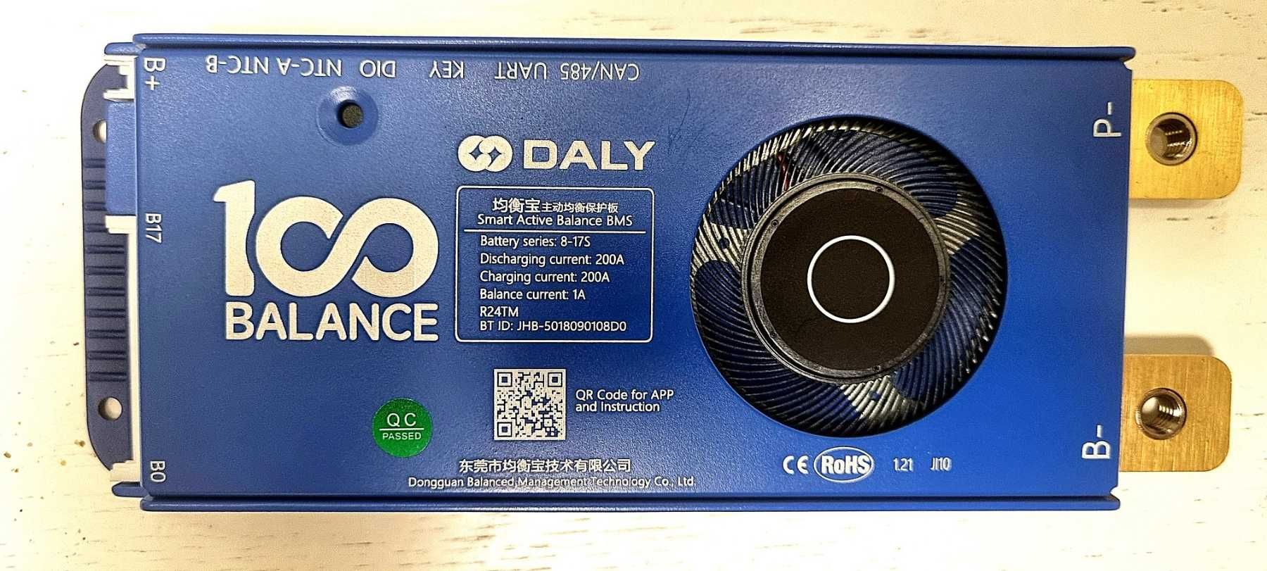 Smart bms daly 100balance 8s-17s 200A БМС BT+RS485+CAN+WIFI