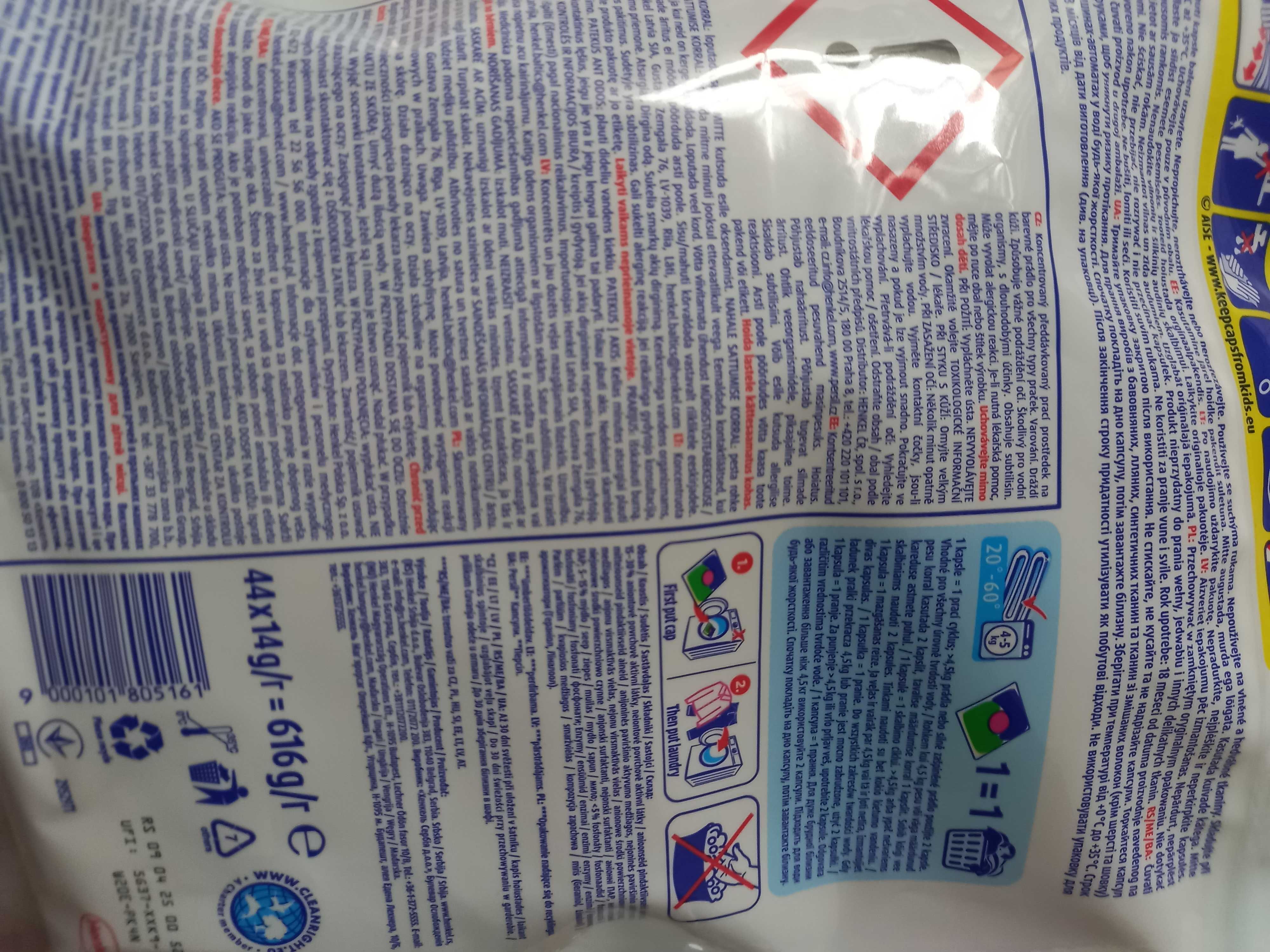 Kapsułki do prania Persil