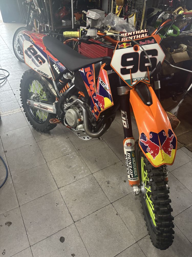 Ktm sx 450 com doc de 2007