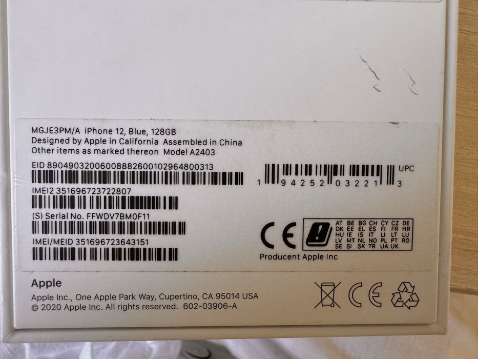 Iphone 12 Blue 128 GB