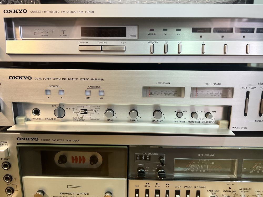 Vintage Onkyo wieża 3 elementy 100% sprawna