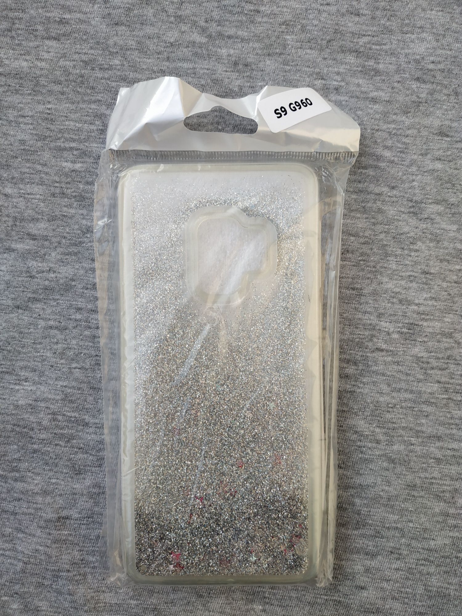 Pokrowiec plecki Samsung S9 pływający brokat case etui