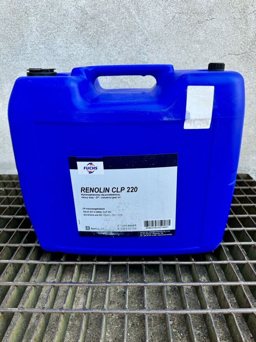 Przemysłowy olej przekładniowy FUCHS RENOLIN CLP 220 - 20 L