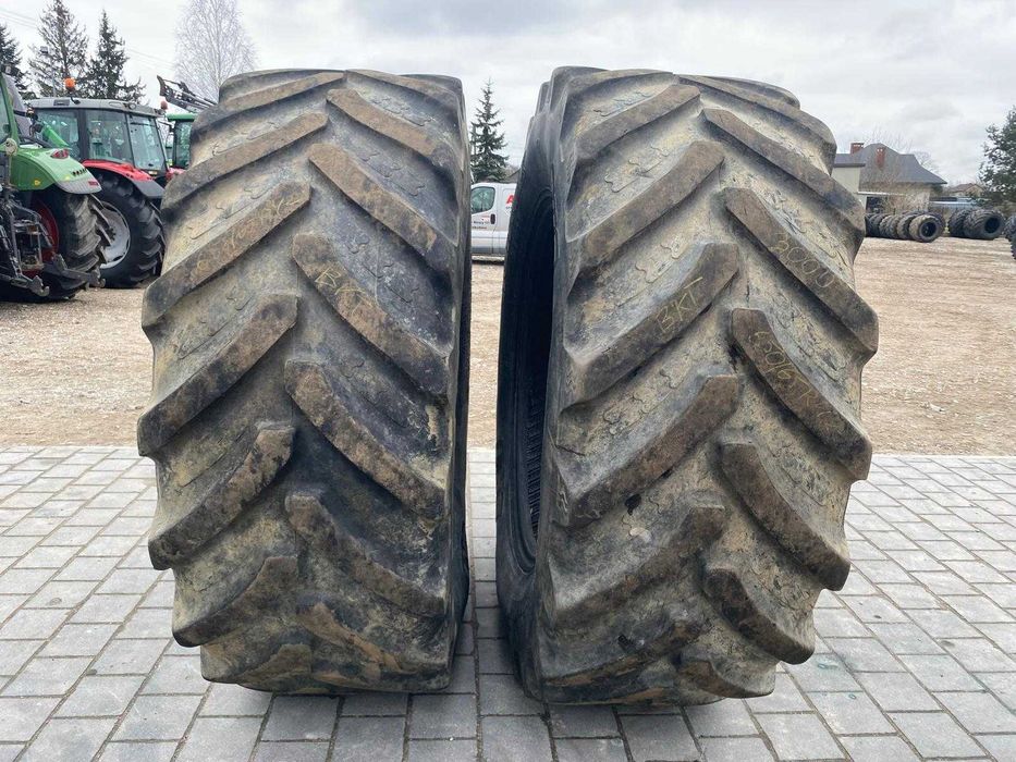 Opony rolnicze używane BKT 650/65 R42 2 sztuki całe