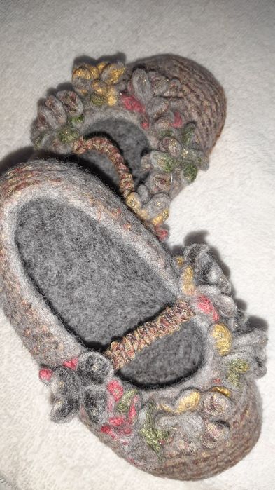 Тапочки из натуральной шерсти австралийского мериноса, эксклюзив