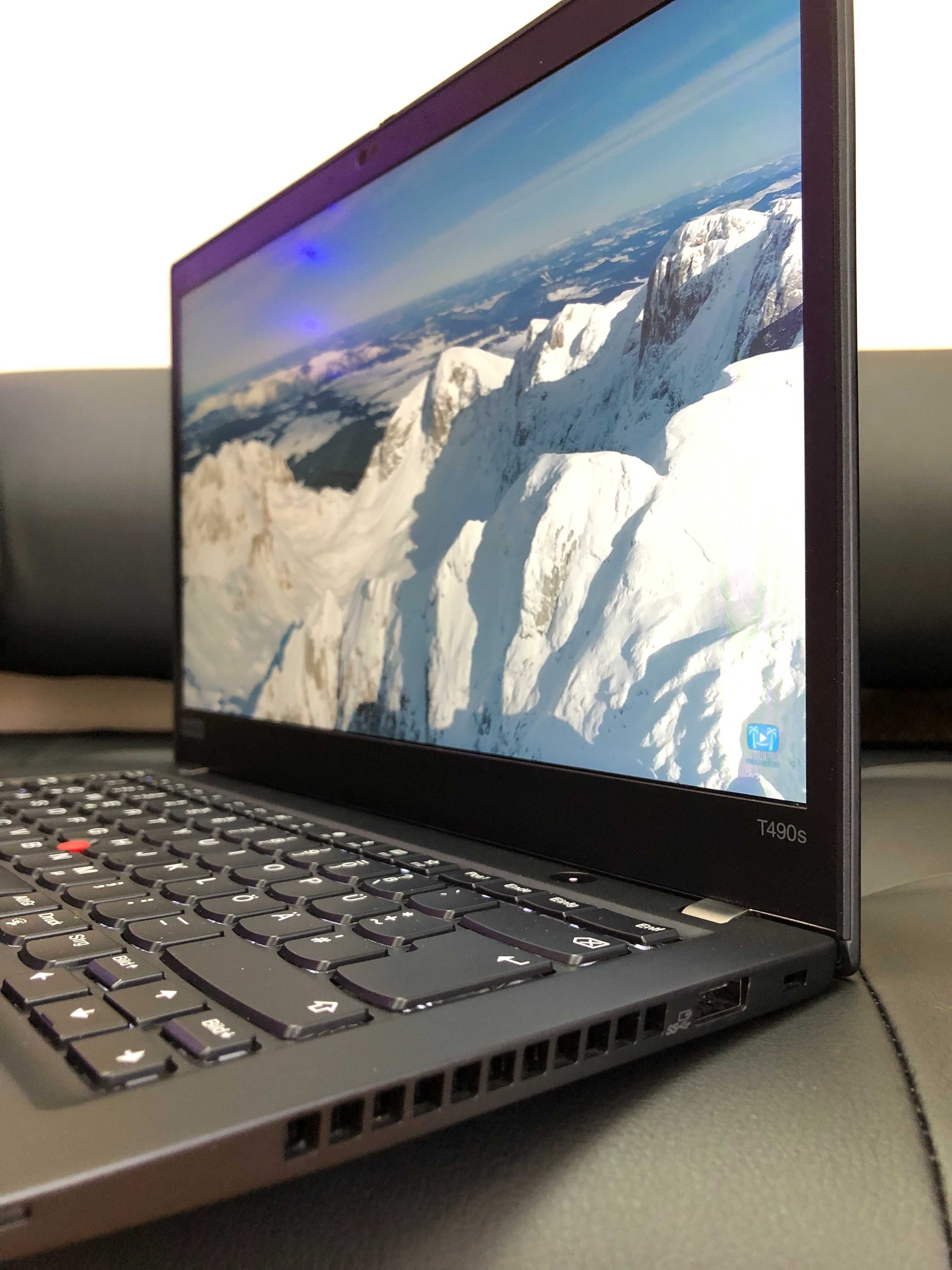 Ноутбук Lenovo ThinkPad T490s/14"FHD/i5-8/16GB/256GB/ОПТ/Гарантія