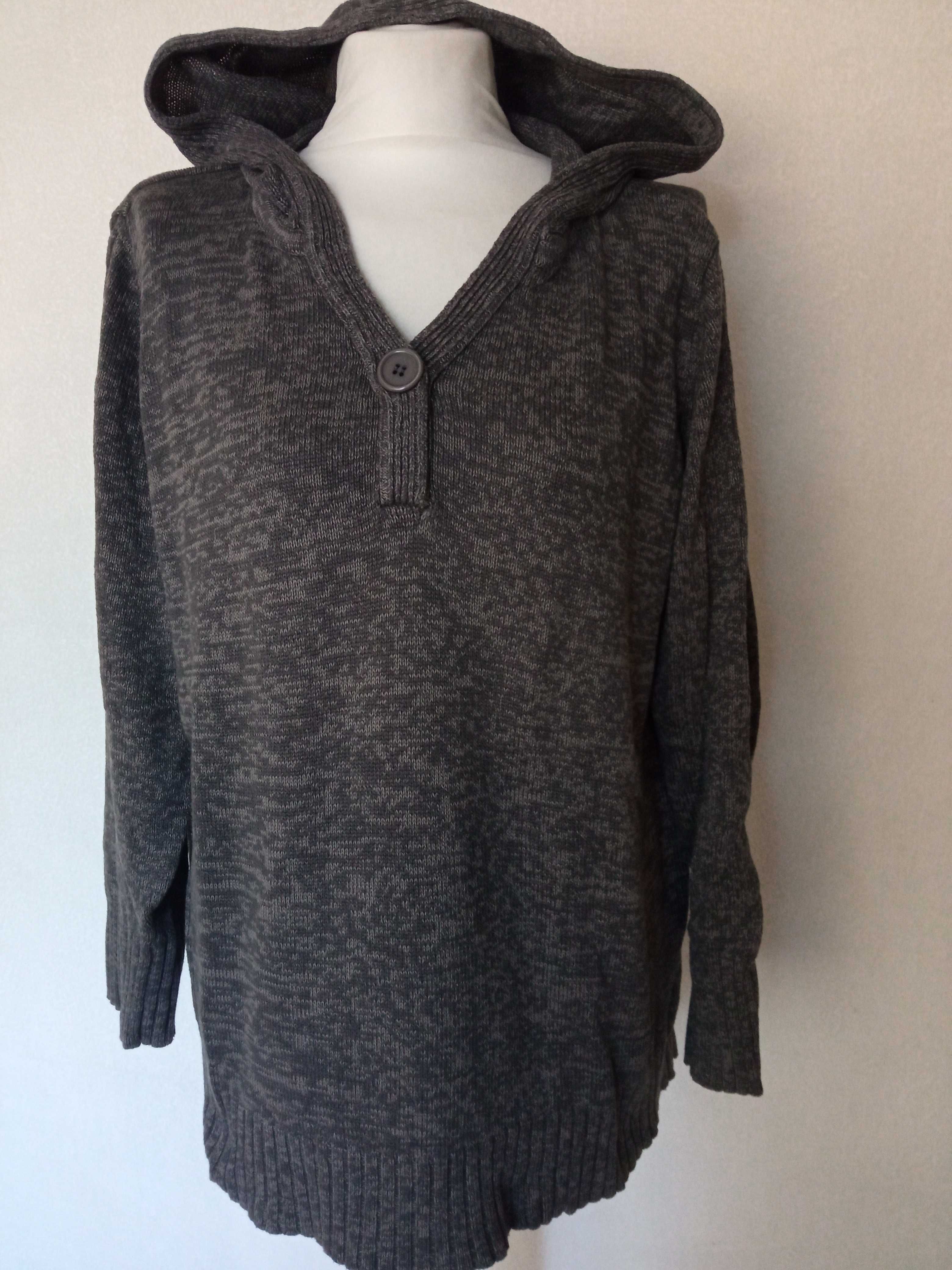 Bonprix ciepły damski sweter bluza bawełna r 44/46