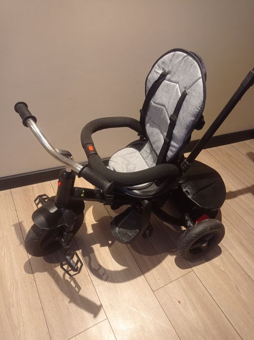 Rowerek trójkołowy 3w1 z prowadnikiem, stan bdb, brak daszku