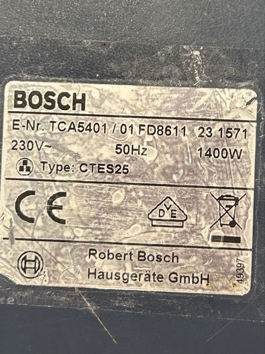 Bosch Benvenuto Classic TCA5401 płyta główna elektronika