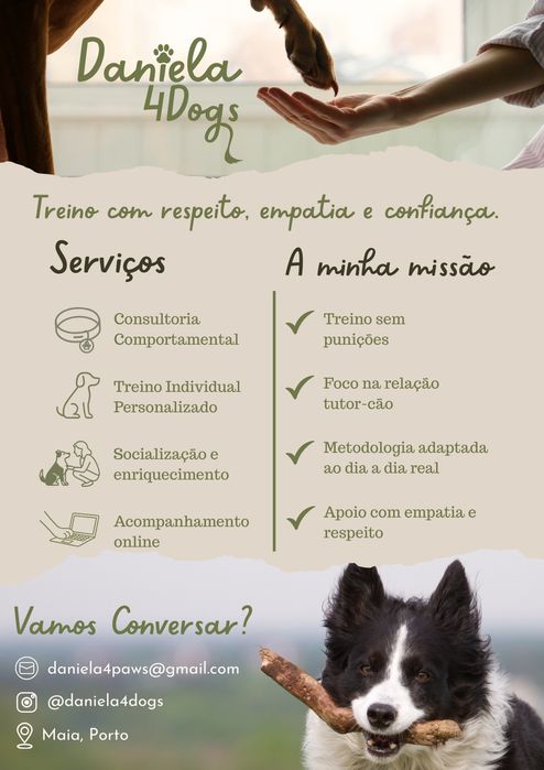 Treino e Comportamento Canino – Maia | Oferta Avaliação Inicial