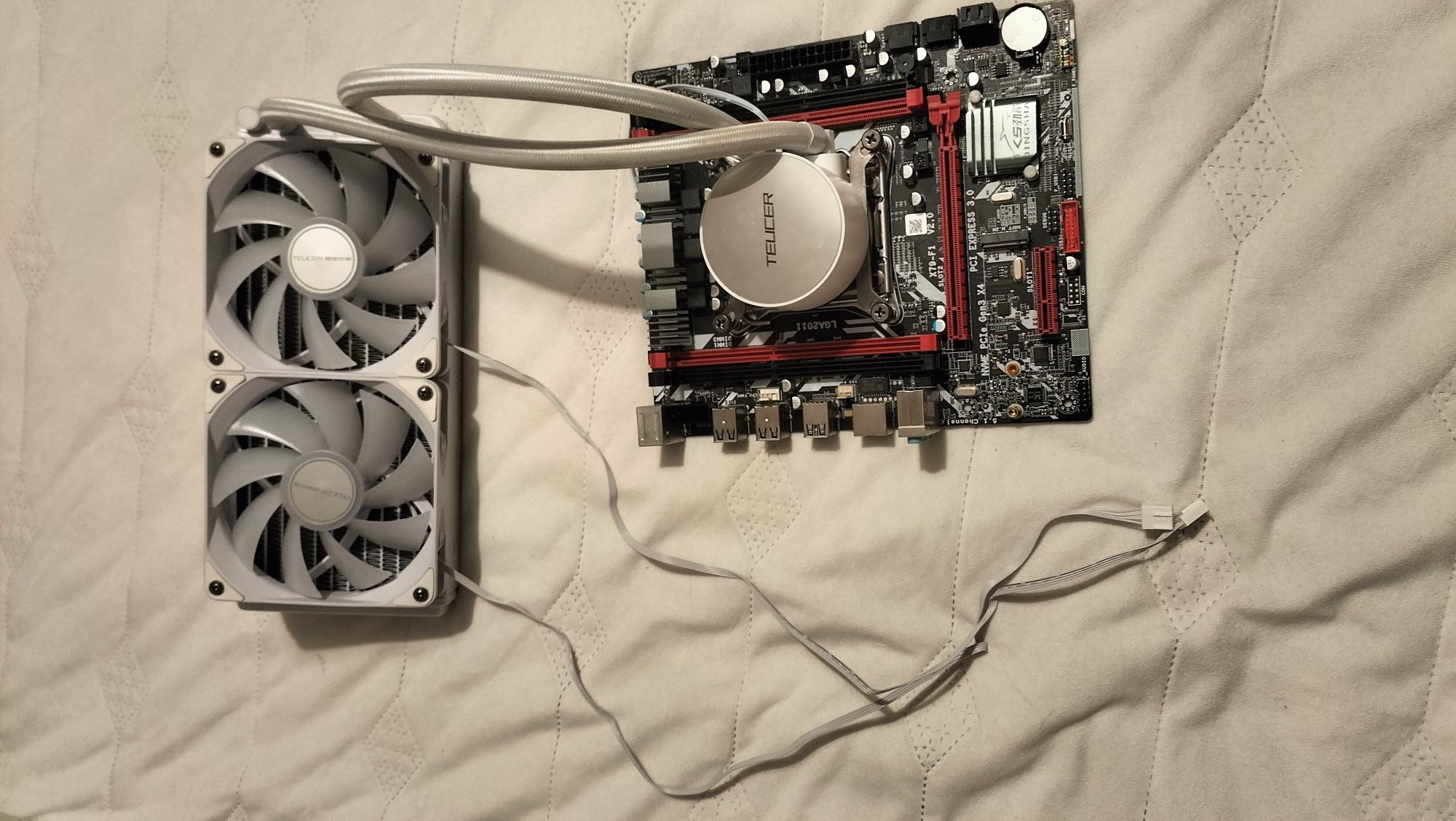 Kit xeon, processador, board e watercooler