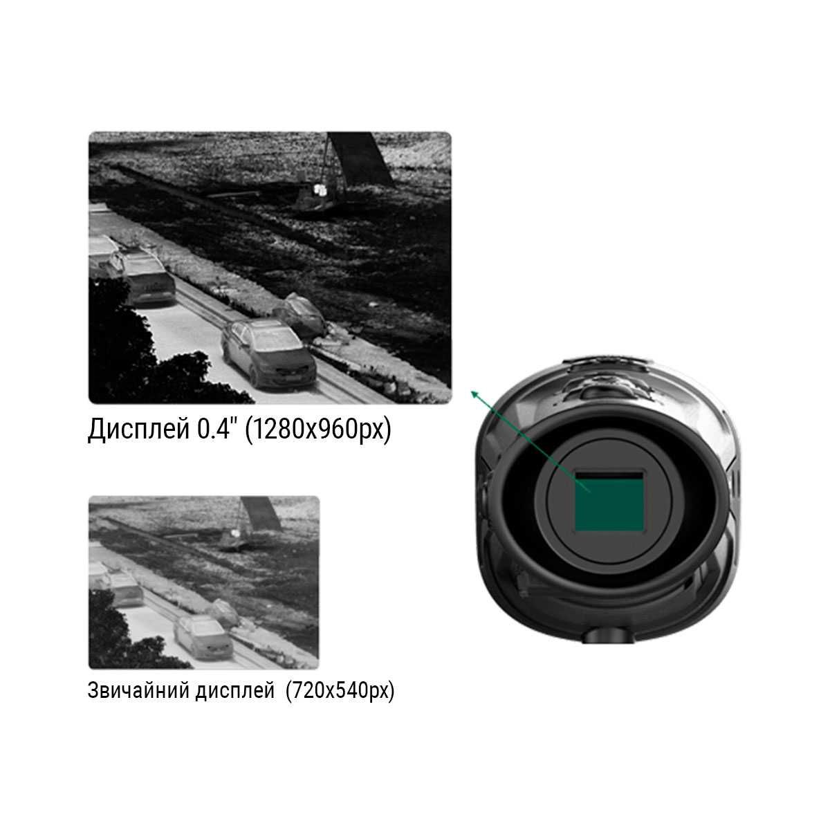 Тепловізор GUIDE TrackIR Pro 25 mm, Прилад нічного бачення