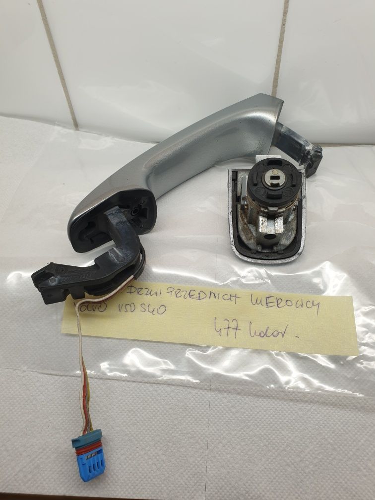 klamka keyless drzwi przednich lewych volvo v50 s40 kolor 477