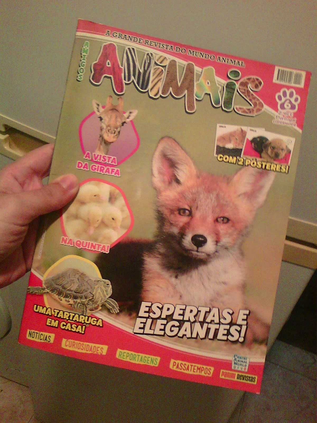 revista panini amigos animais numero 6