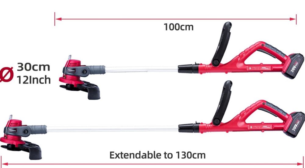 WONET NCGT-S20LIDA2 akumulatorowa podkaszarka krawędziowa
