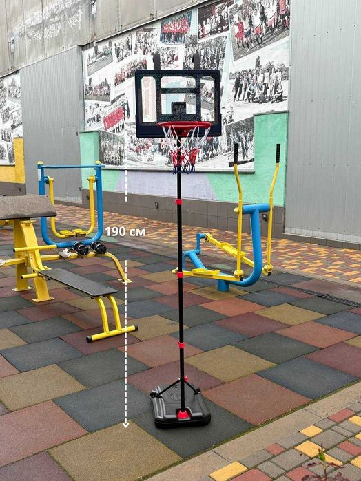 ХІТ! Дитяче баскетбольне кільце на стійці MR 1539 висота стійки 190 см