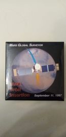 Przypinka kosmos misja kosmiczna PRL 1997 mars global surveyor