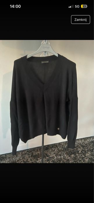 Sweter klasyczny czarny Cocomore one size