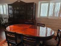 Sala de Jantar raiz de nogueira antiga