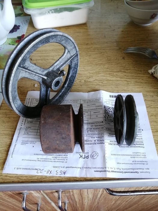 Шківи для ел двигунів