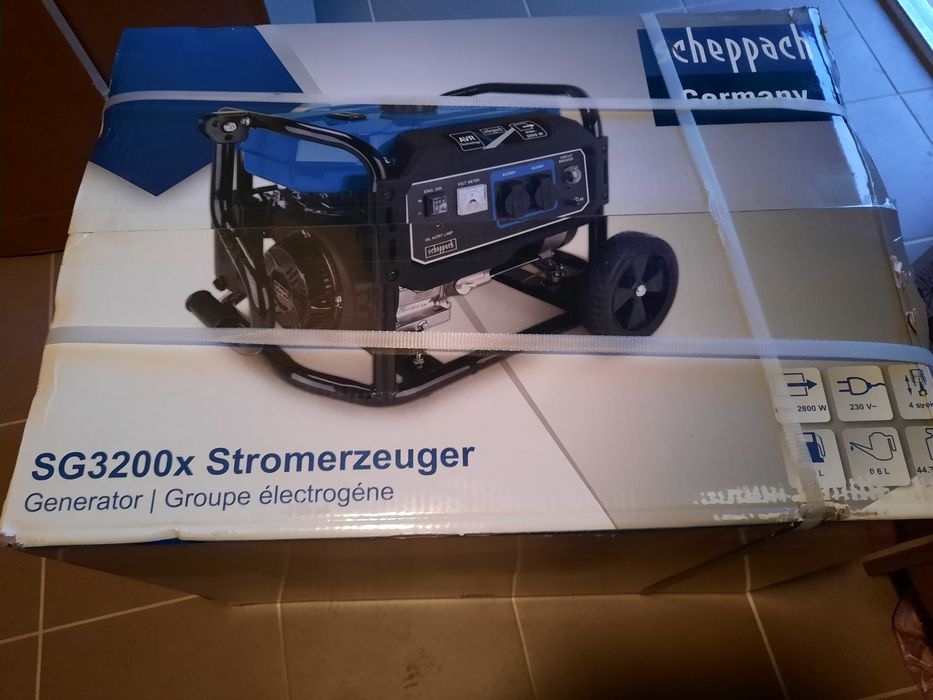 Бензиновий генератор Scheppach SG3200x Germany,новий