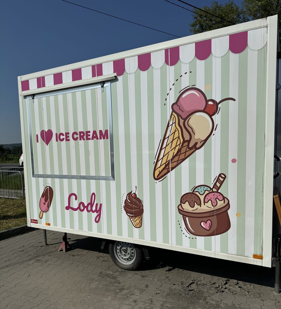 Przyczepa gastronomiczna Lody