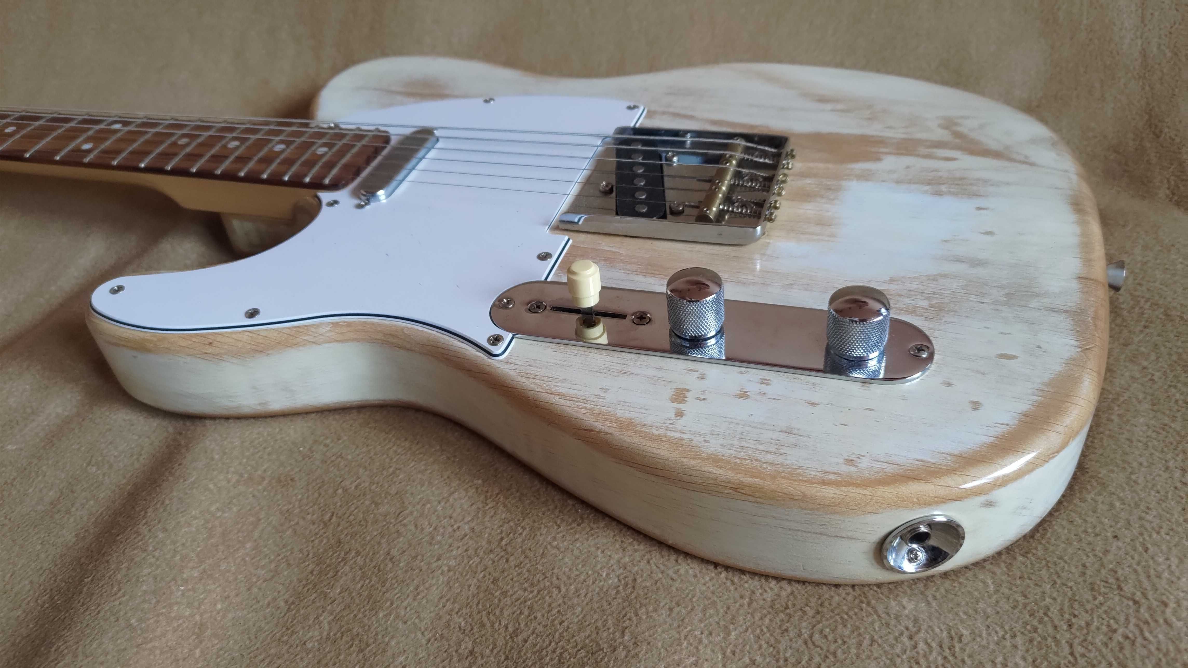 Gitara leworęczna telecaster partcaster klucze Gotoh