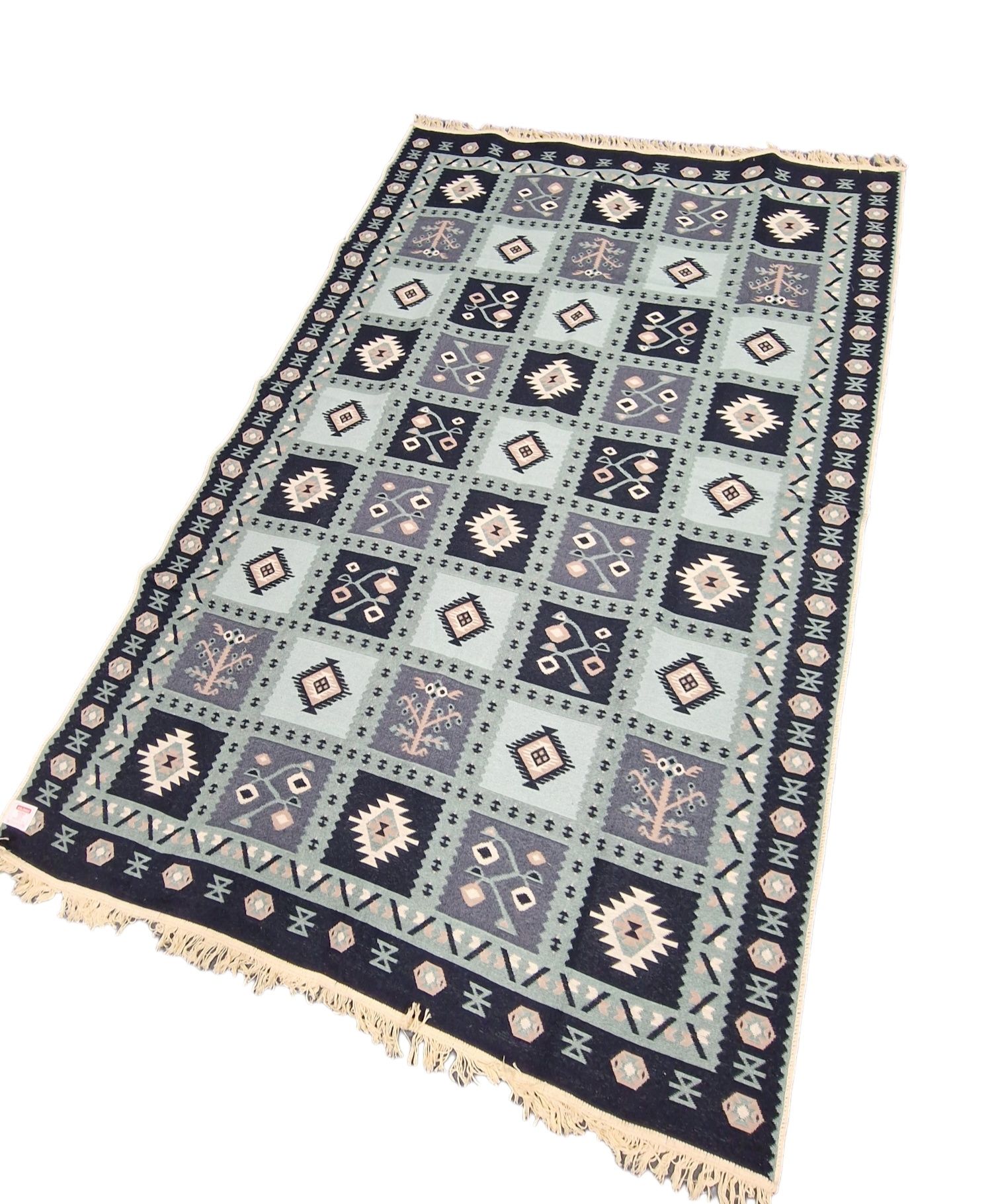 Dwustronny dywanik bawełniany 160x250