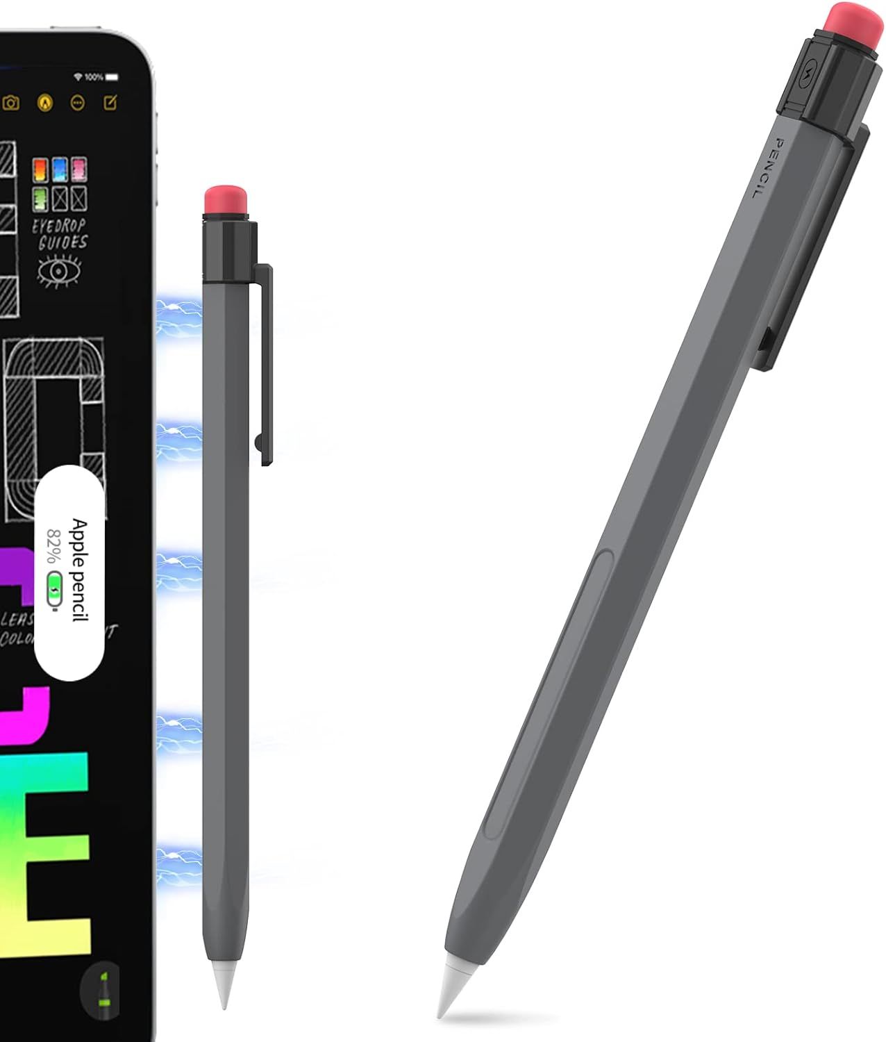 Etui TRONWIN do Apple Pencil 2, B0C3MF5VY7, Głęboki Szary