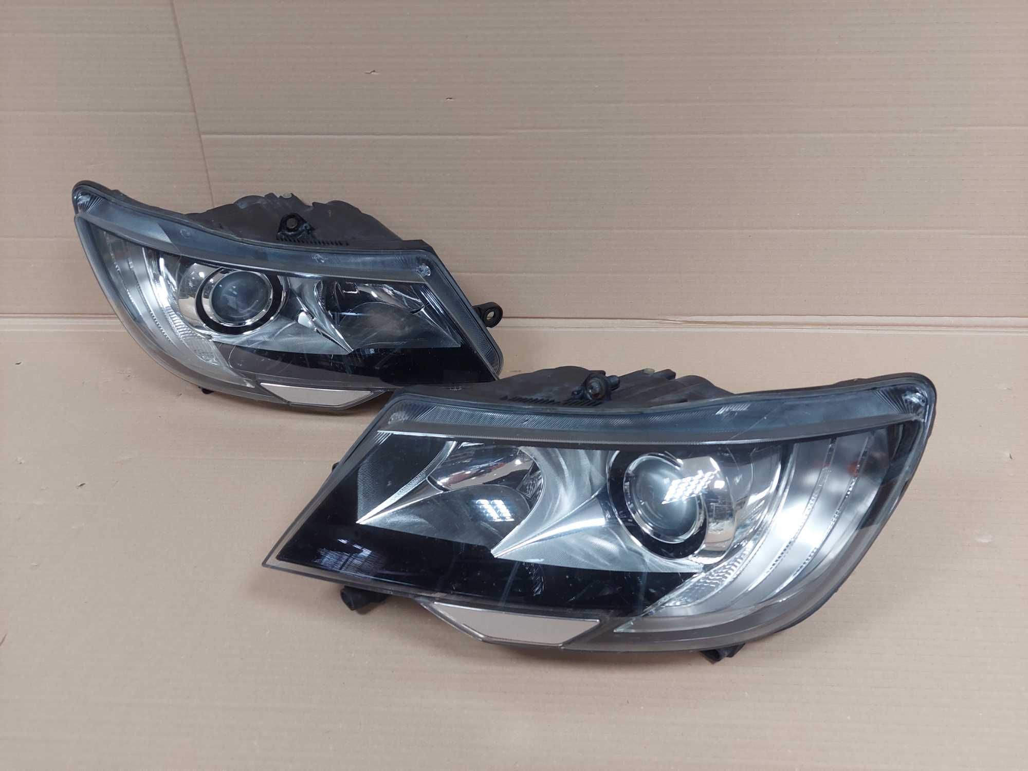 Skoda Superb 2 II LIFT 13-15r lampa przód prawa + lewa zwykłe H7 EU