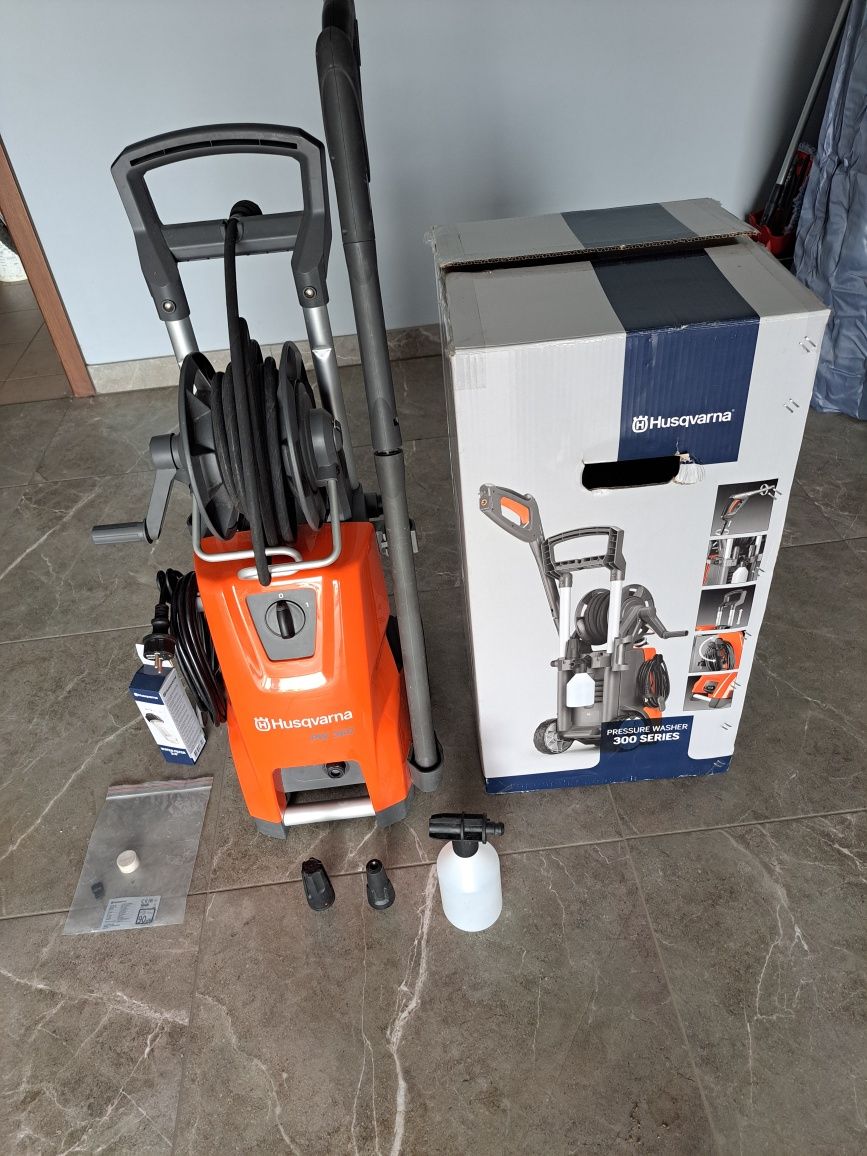 Myjka Ciśnieniowa Husqvarna PW 360 Silnik Indukcyjny, Pompa Aluminiowa