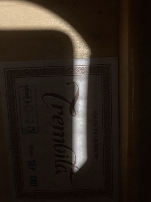 Гитара Trembita з чохлом