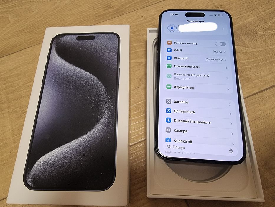 Iphone 15 pro max в гарному стані. Київ.