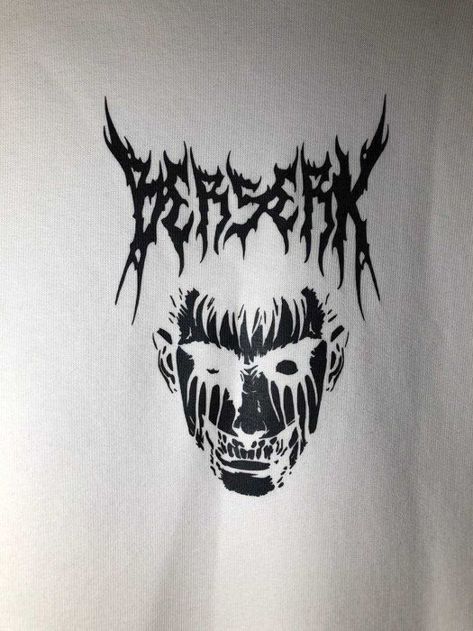 Білий Худі BERSERK Guts anime Oversize