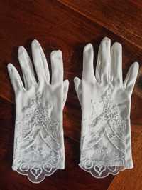 Rękawiczki komunijne dla dziewczynki