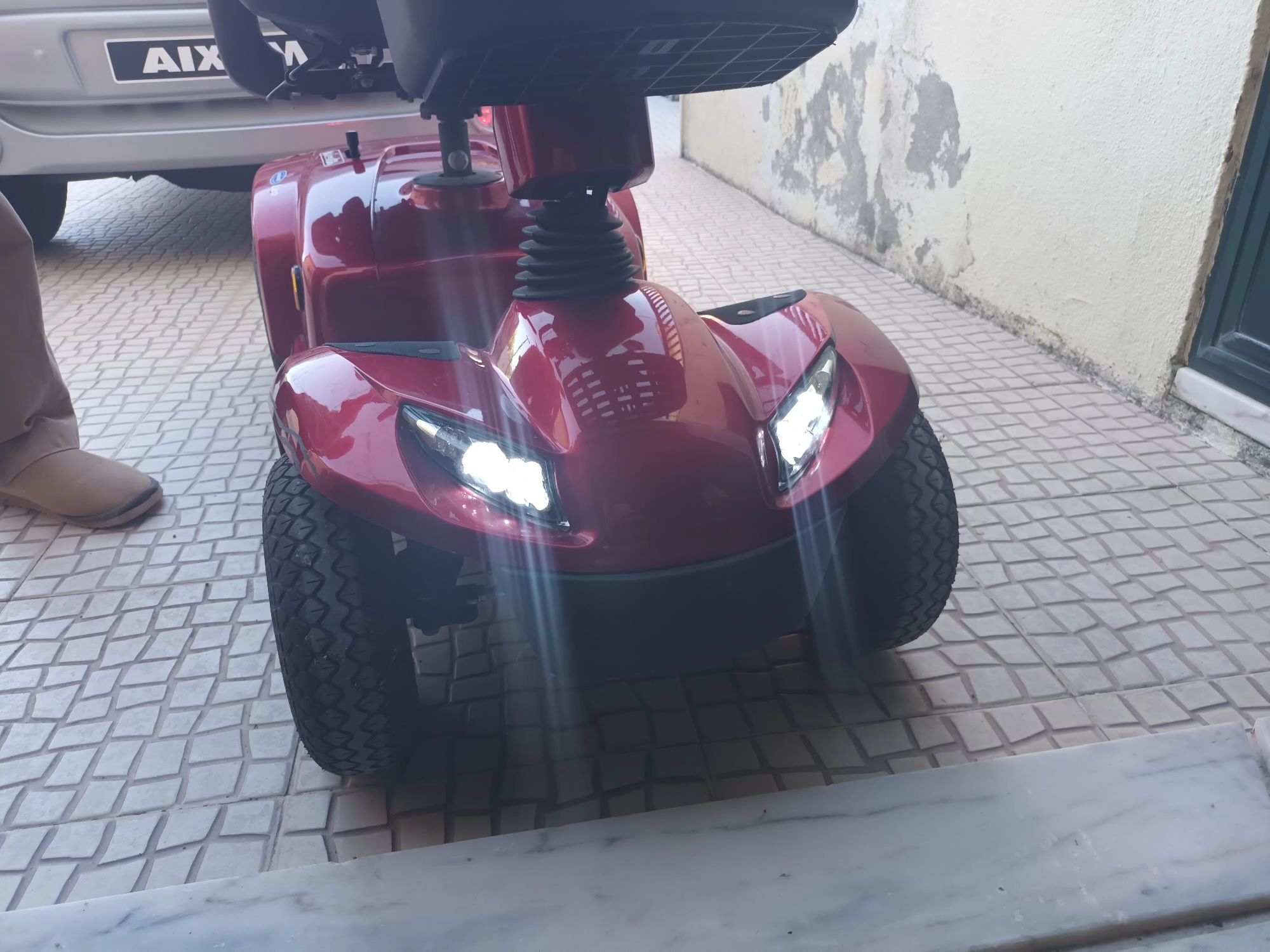 Scooter eletrica de mobilidade reduzida.