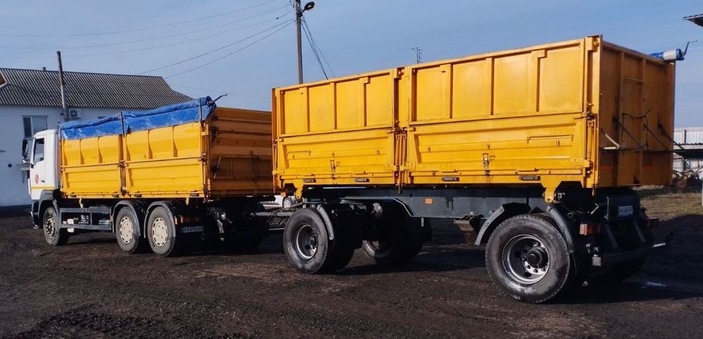 Терміново продається автомобіль МАЗ з причепом