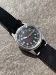 Zegarek w stylu pilot „black and white”